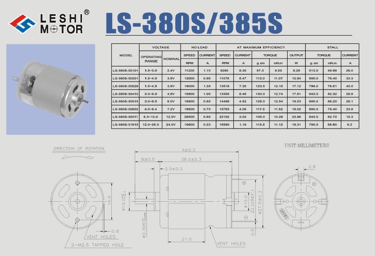 Tornilladora Motor Leshi | PDF