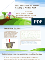 Struktur Dan Konstruksi Pondasi Memanjang & Pondasi Rakit