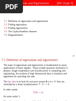 7-Eigenvalues and Eigenvectors