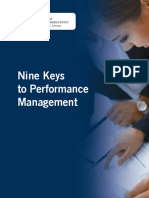 Nine Keys to Performance Management