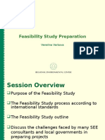 Water 3.1 Feasibility Study Preparation