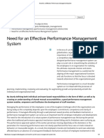 05 Need For An Effective Performance Management System