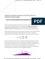 SFA Isolated Footing