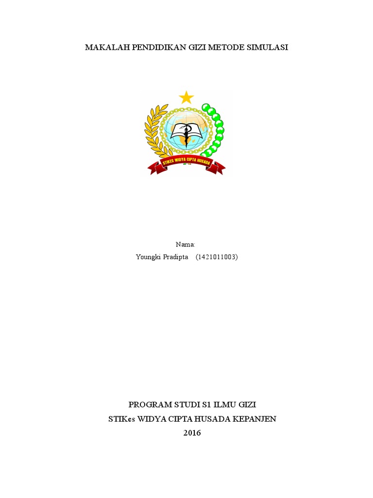 Makalah Pendidikan Gizi