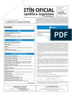 Boletín Oficial de la República Argentina, Número 33.497. 04 de noviembre de 2016
