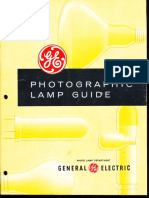 GE Photographic Lamp Guide 1958