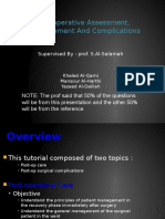 Postoperative Assessment, Management and Complications Guide