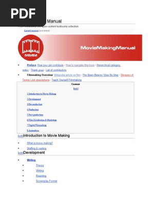 Movie Making Manual