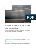 nombre de  las Nubes