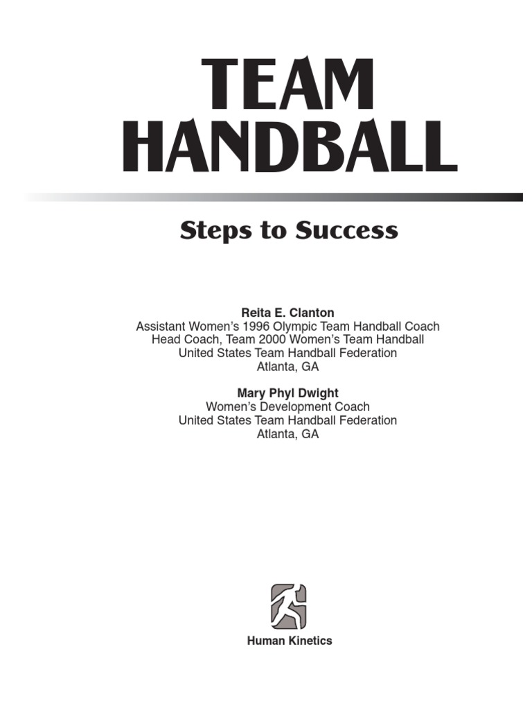 Team Handball Steps To Success PDF Flexibility (Anatomy) Anatomical Terms Of Motion