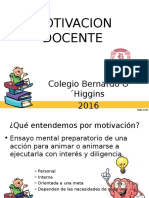 Motivación Docente