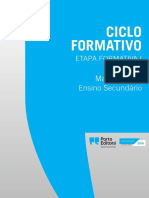 Matemática Secundário - Ciclo Formativo Porto Editora