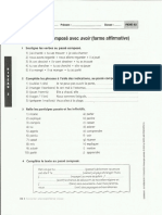 Ejercicios Passé Composé (Avoir y Être) PDF