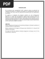Reducción de Diagrama de Bloques Con Matlab