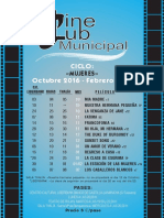 Program a Cineclub 0 to ñ o 2016