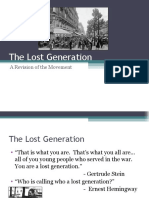 The Lost Generation: A Revision of The Movement