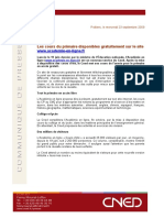 Academie en Ligne Fait Sa Rentree PDF