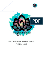 Programa Sinestesia CEPs 2017
