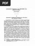 1950 - J. Cruz Costa Augusto - Comte e as Origens Do Positivismo II