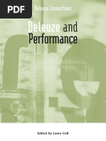 Deleuze and Performance 2009 | PDF | Gilles Deleuze | Theatre