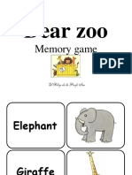 Dear Zoo - Memory Game