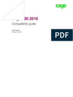 Sage 300 2016 Compatibility Guide