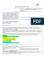 Indirect Instruction Lesson Plan - Math: Performance