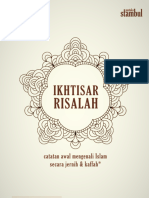 Ikhtisar Risalah: Catatan Awal Mengenali Islam Secara Jernih Dan Kaffah