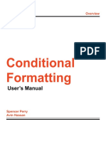 conditional formatting user guide