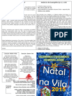 Folheto Natal Na Vila 2015