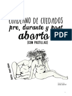 Adelitas & Mansa Ballena - Cuaderno de Cuidados Pre, Durante y Post Aborto (Con Pastillas)