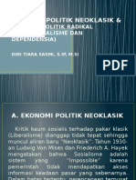 Ekopolin Neoklasik & Radikal (Strukturalisme Dan Dependensia)