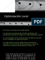 Optimización Local