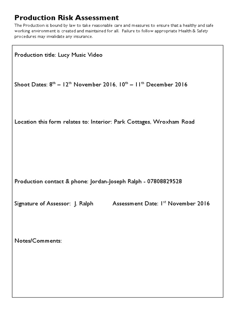 Location Risk Assessments | PDF | Fires | Risk