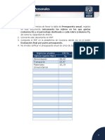 Presupuesto Anual - Estudiante