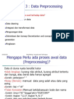 BAB 3: Data Preprocessing: Mengapa Perlu Proses Awal Terhadap Data?