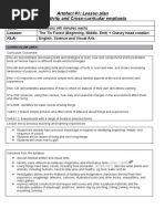  artefact 1 lesson plan - the tin forest