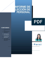 Seleccion de Personal Informes y Anexos