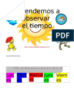 Aprendemos a Observar El Tiempo