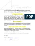 The System of Rules That A Particular Country or Community Recognizes As Regulating The Actions of Its Members and May Enforce by The Imposition of Penalties