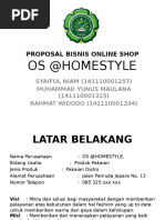 Proposal Bisnis Online Shop