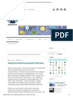 Menguji Dan Memeriksa Komponen Elektronika - Dedysoerya