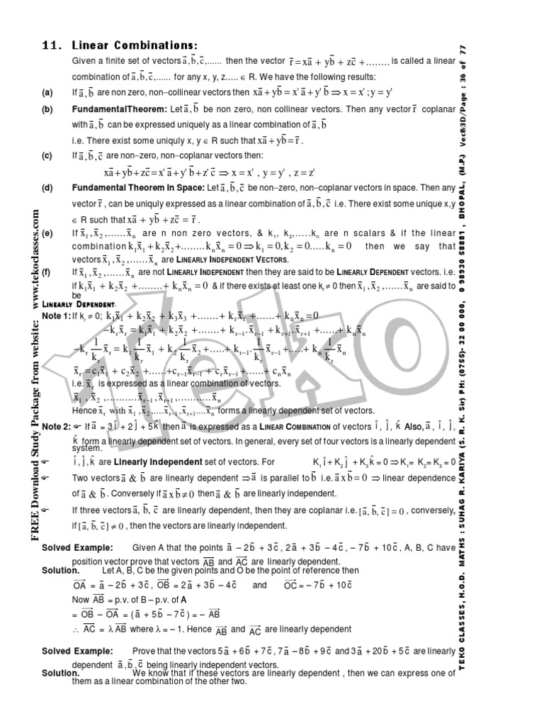 70 Vector 3d Part 3 Of 6 Pdf Vector Space Triangle