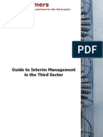 Guide To Interim Management in The Third Sector