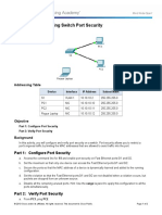 2.2.4.9 PT- Configuring Switch Port Security.docx