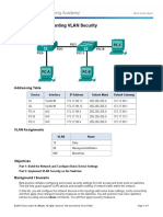 3.3.2.2 Lab- Implementing VLAN Security.docx