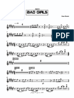 Bad Girls - Tenor Sax PDF