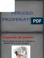 Periodo Properatorio