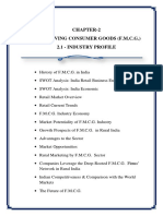 Chapter-2 Fast Moving Consumer Goods (F.M.C.G.) 2.1 - Industry Profile