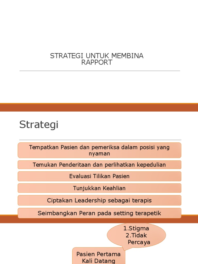 Cara Membina Rapport | PDF